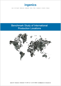 Cover Benchmark Study of International Production Locations 2015